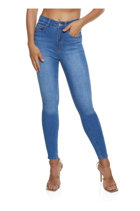 Womens WAX Basic Skinny Jeans