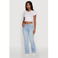 thumbnail image 1 of Womens WAX Stretch Flap Pocket Mid Rise Bootcut Jeans, 1 of 5