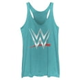 thumbnail image 1 of Womens WWE Chrome Logo Racerback Tank, 1 of 4