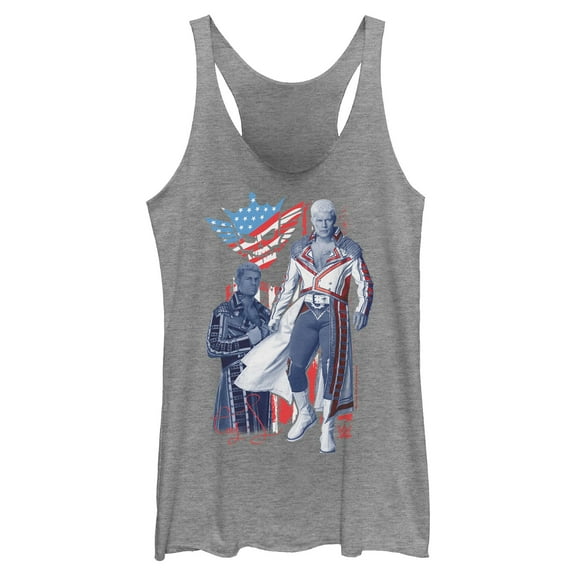 Womens WWE Cody Rhodes Patriotic Pose Racerback Tank