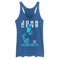thumbnail image 1 of Womens WWE John Cena You Can't See Me Blue Racerback Tank, 1 of 4