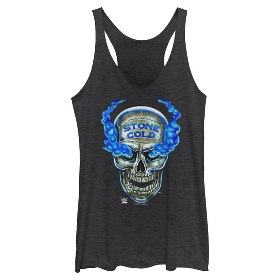Womens WWE Stone Cold Smoke Skull Racerback Tank