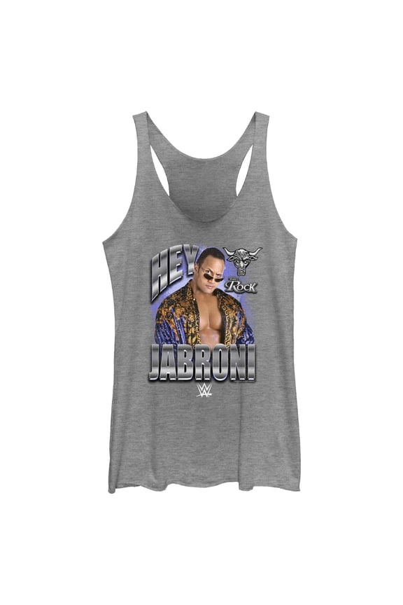 Womens WWE The Rock Hey Jabroni Racerback Tank