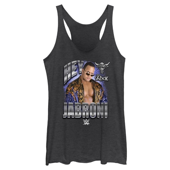 Womens WWE The Rock Hey Jabroni Racerback Tank