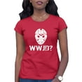 thumbnail image 1 of Womens WWJD What Would Jason Do? Funny Horror Movie T-Shirt, 1 of 1
