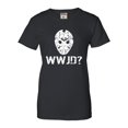 thumbnail image 1 of Womens WWJD What Would Jason Do? Funny Horror Movie T-Shirt, 1 of 1