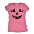 thumbnail image 1 of Womens Wacky Wendy Pumpkin T Shirt Funny Halloween Jack O Lantern Crazy Smile Tee for Ladies Womens Graphic Tees, 1 of 9