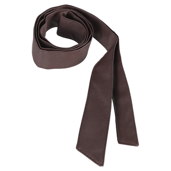 Womens Waist Belt Long Belt Casual Solid Color PU Belt Soft Waistband Coat