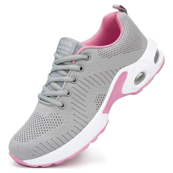 Womens Walking Shoes Lightweight Breathable Mesh Air Cushion Sneakers