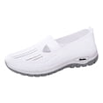 thumbnail image 1 of Womens Walking Shoes, Orthopedic Walking Shoes for Women,2026 New Orthowalkway Womens Shoes,Woven Orthopedic Breathable Walking Sneaker Non-Slip Arch Support Slip On Shoes, White 8, 1 of 5