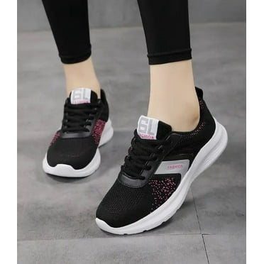 Womens Walking Shoes with Arch Support, Ladies Plantar Fasciitis Orthotic Shoe for Foot Pain Relief Air Tennis Sneakers Size 5.5-11
