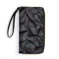 thumbnail image 1 of Womens Wallet Bifold Ladies Cluth Bag Wristlet Wrist Strap Long Purse Abstract Stone Design, 1 of 6