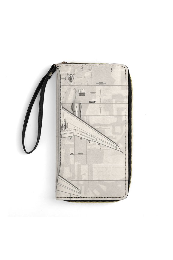 Womens Wallet Bifold Ladies Cluth Bag Wristlet Wrist Strap Long Purse Denver Design