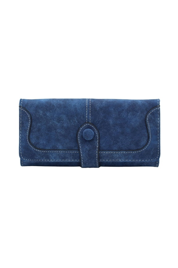 Womens Wallet Card Holder Small Purses Denim Wallet Vegan Leather Wallet Bifold Clutch Card Organizer Credit Card Storage Wallet Purse Card Holder Organizer