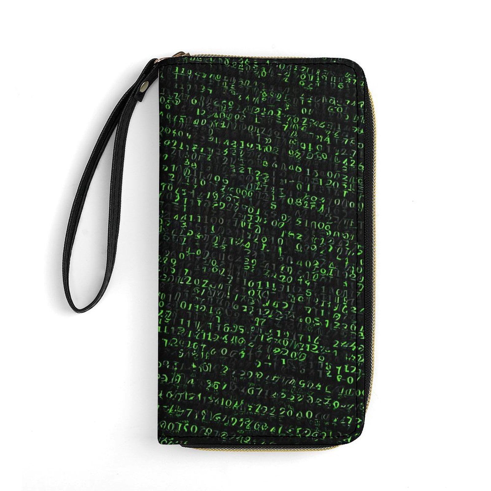 Womens Wallet Mens Clutch Bag Wristlet Wrist Strap Long Purse Digital ...