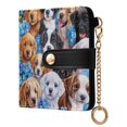 thumbnail image 1 of Womens Wallet PU Leather Bifold Small Purse with RFID Blocking Credit Card Holder Various Breeds Dogs, 1 of 8