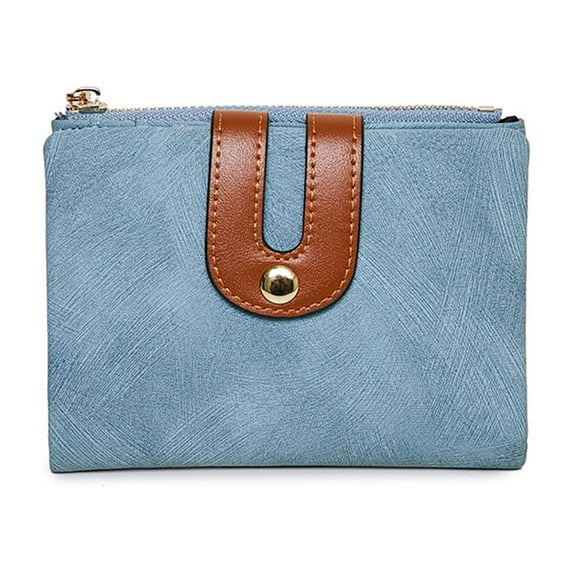 Womens Wallets Small Rfid Ladies Bifold Wallet With Zipper Coin Pocket,Mini Purse Soft Compact Thin