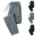 thumbnail image 1 of Womens Warm Fleece Sweatpants Winter Thermal Track Pants with Zipper Pockets, 1 of 3