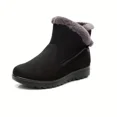 thumbnail image 1 of Womens Warm Fur Lined Winter Snow Boots Waterproof Ankle Boots Outdoor Booties Comfortable Shoes for Women, 1 of 8