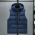 thumbnail image 1 of Womens Warm Hooded Down Vest Sleeveless For Extreme Cold Weather Layering Womens Winter Coats, 1 of 3