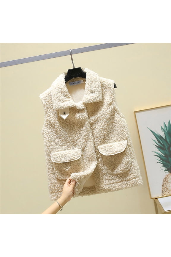 Womens Warm Vest Sleeveless Lightweight Jacket Outwear With Pockets Sleeveless Jacket Women Petite Winter Jacket Combination Quilted Sweater Jacket Natural Quilted Vest Thermal Vest for Women Winter