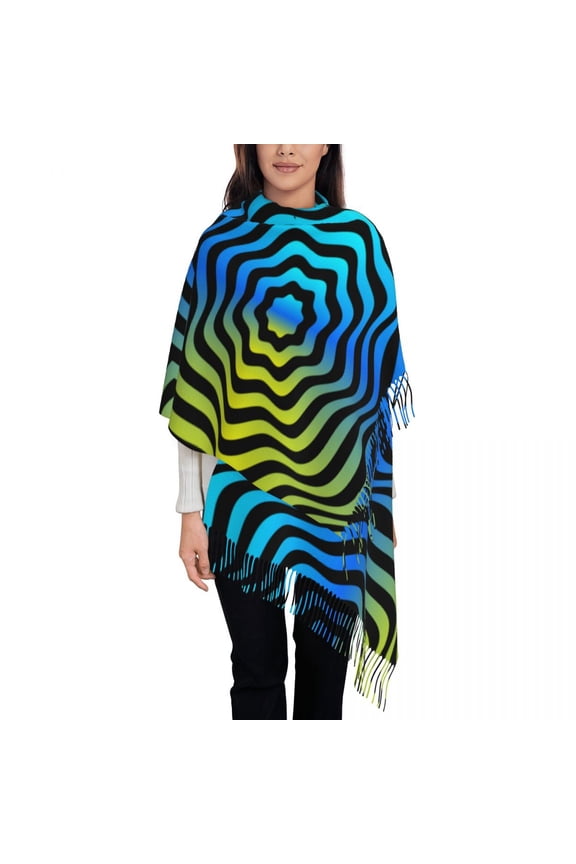 Womens Warm Winter Infinity Scarves Set Blanket Scarf Pure Color