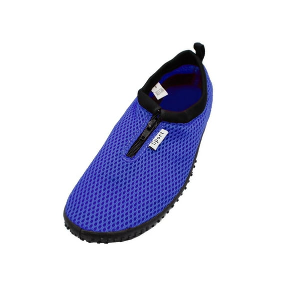 Womens Water Shoes Aqua Socks Zip Up Slip On Flexible Pool Beach Swim Surf Zipper