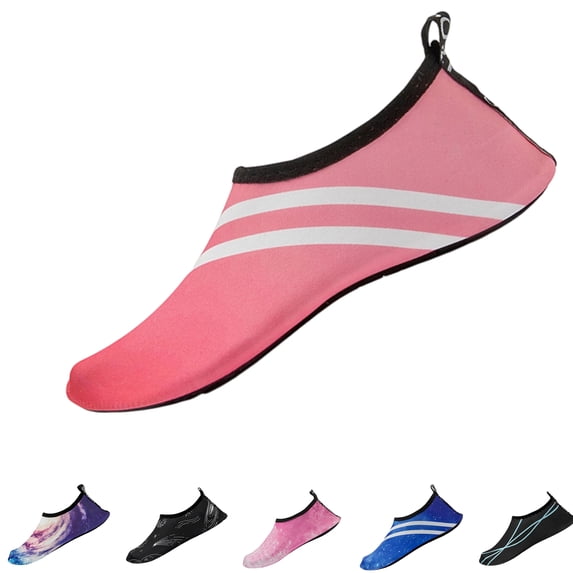 Womens Water Shoes Quick Dry Barefoot Aqua Socks for Beach Swim Surf Pink,43