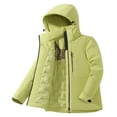 thumbnail image 1 of Womens Waterproof Insulated Hooded Puffer Jacket with Pockets Adjustable Hood Drawstring,Windproof, Warm Puffer Coat for Hiking, Outddor,Cold Weather Daily Wear, 1 of 7