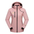 thumbnail image 1 of Womens Waterproof Raincoat Lightweight Casual Outdoor Jackets Windproof Hooded Jacket with Pockets, 1 of 2