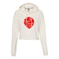 thumbnail image 1 of Womens We All Float Down Here Red Balloon Cropped Hooded Sweatshirt, 1 of 1