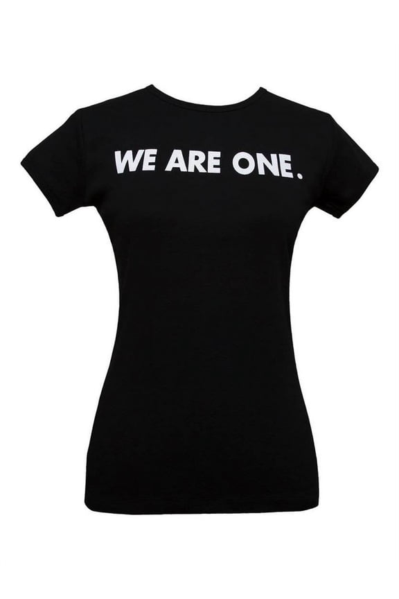Womens We Are One Black Short-Sleeve T-Shirt, 3XL