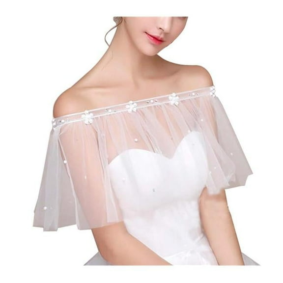 Womens Wedding Cape Bridal Wrap Lace Bridal Shawls, J