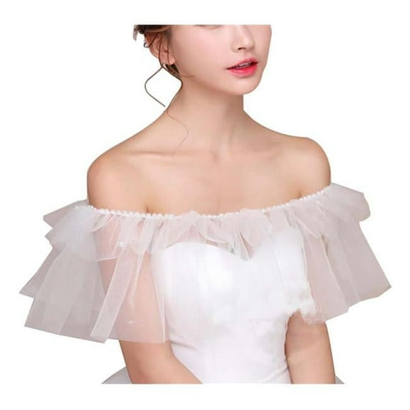 Womens Wedding Cape Bridal Wrap Lace Bridal Shawls, L