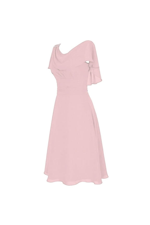 Womens Wedding Guest Dresses Plus Size Formal Wedding Bridesmaid High-waist Party Ball Prom Gown Cocktail Dress