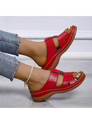  Gibobby Sandals for Women Summer Platform Hollow Out