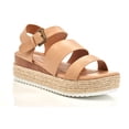 thumbnail image 1 of Womens Wedge Sandal Open Toe Ankle Strap Wedge Sandal for Women, 1 of 4