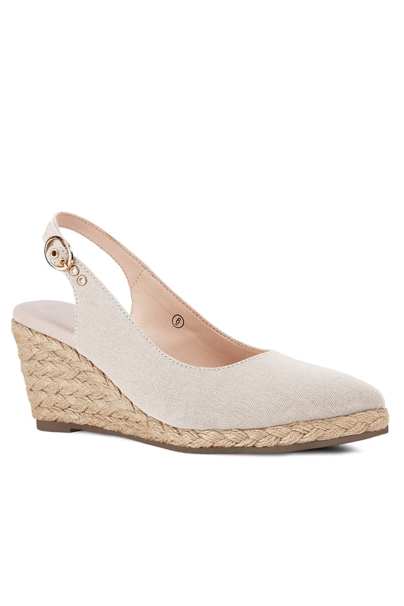 Womens Wedge Sandals Espadrilles Closed Toe Slingback Buckle Strap Comfortable Casual Summer Wedges Shoes