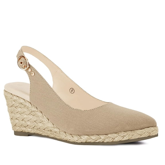 Womens Wedge Sandals Espadrilles Closed Toe Slingback Buckle Strap Comfortable Casual Summer Wedges Shoes