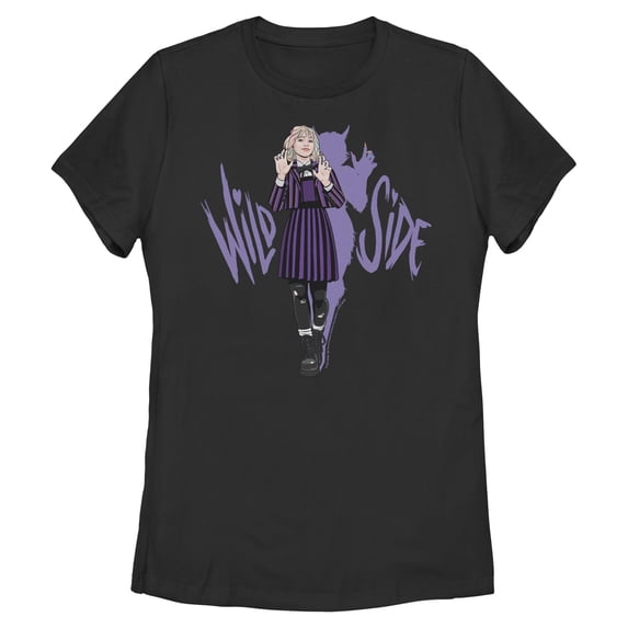 Womens Wednesday Enid Wild Side Pose T Shirt
