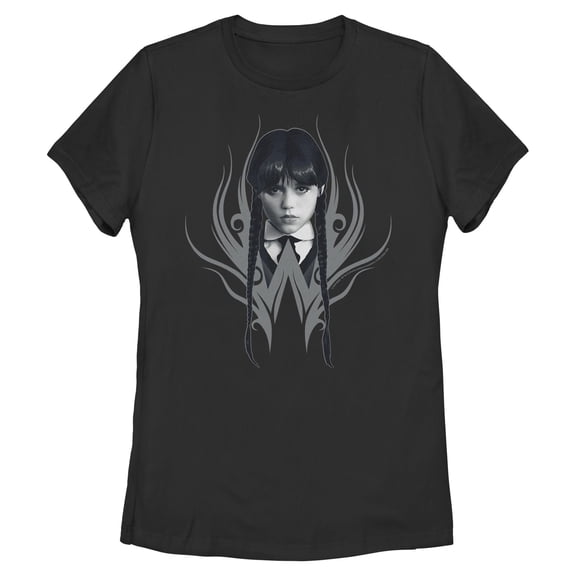 Womens Wednesday Modern Portrait T Shirt