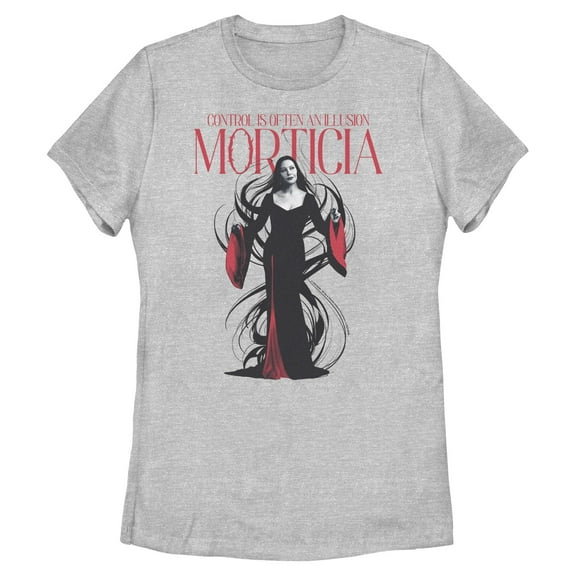 Womens Wednesday Morticia Illusion T Shirt