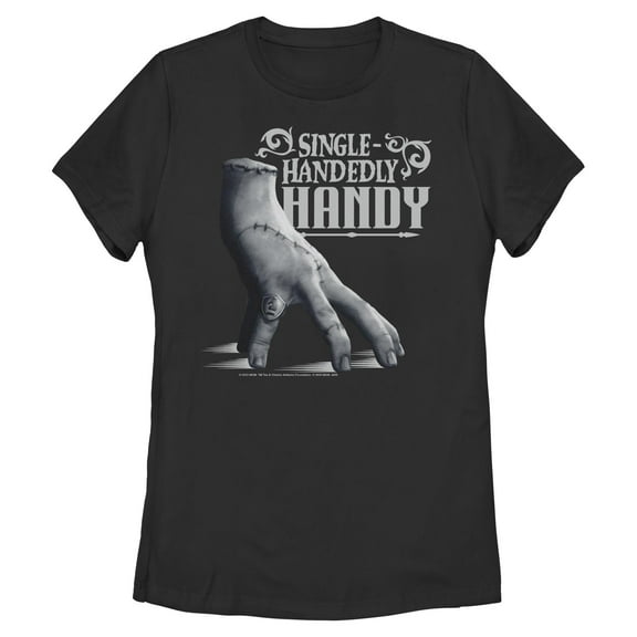 Womens Wednesday Thing Single-Handedly Handy T Shirt