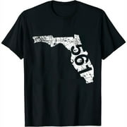 Womens West Palm Beach Boca Raton Area Code 561 Shirt, Florida Gift Black 2XL