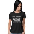 thumbnail image 1 of Womens When This Virus Is Over Stay Away From Me Funny 2020 T-Shirt, 1 of 1