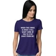thumbnail image 1 of Womens When This Virus Is Over Stay Away From Me Funny 2020 T-Shirt, 1 of 1