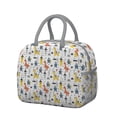 thumbnail image 1 of Womens White Cartoon Dinosaurs Knights Pattern Lunch Box for Work,Insulated Lunch Bag for Women,Loncheras Para Mujer,Leakproof Adult Lunch Bag for Work,Beach,Travel,Picnic,Camping, 1 of 7