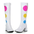 thumbnail image 1 of White Polka Dot Gogo Boots Women's, 1 of 2