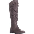 thumbnail image 1 of Womens White Mountain Leto Slouch Knee High Boots, Coffee, 1 of 6