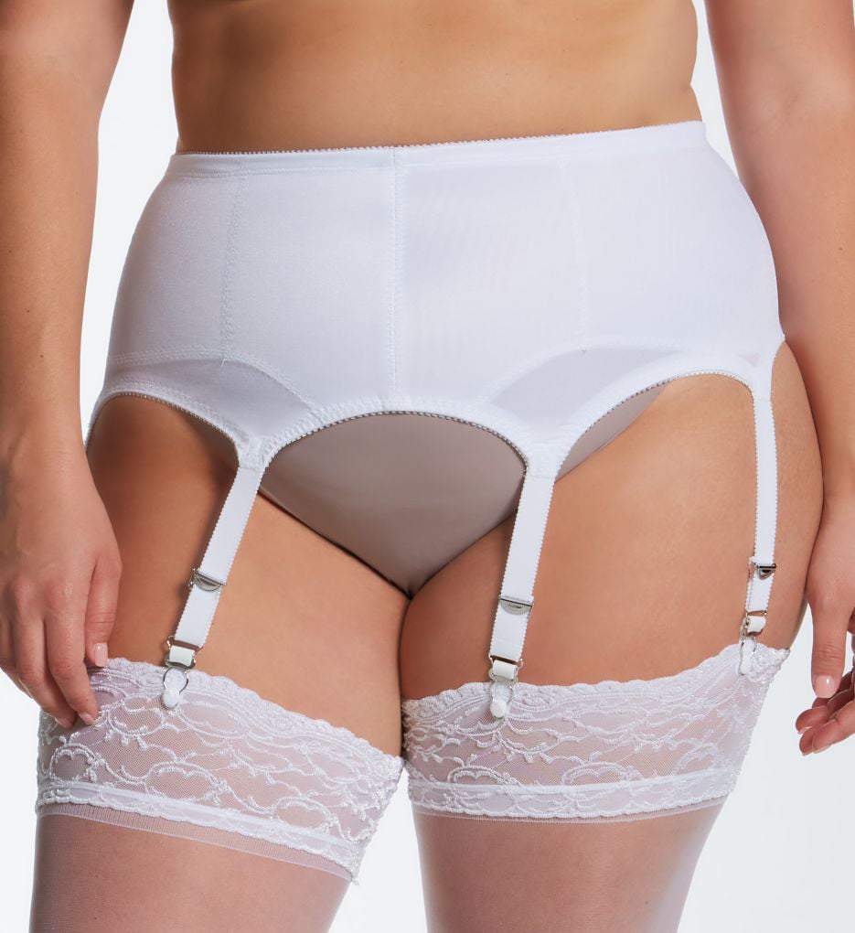 Aanbevolen Quagga Overeenstemming Womens White Nylon/Spandex Shapewear Garter Belt Medium Shaping (6X/42) NEW  - Walmart.com